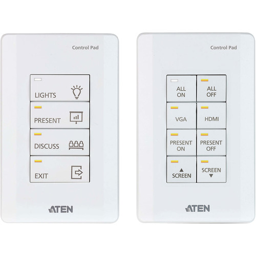 ATEN 8-Button Control System Pad (White)