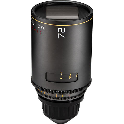 Atlas Lens Co. Mercury 72mm T2.2 1.5x Anamorphic Prime Lens (PL Mount, Feet)
