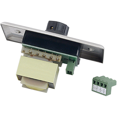 AtlasIED AT10 10W Single Gang 70.7V Commercial Attenuator (Stainless Steel)