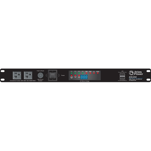 AtlasIED Rackmountable Power Conditioner and Sequencer