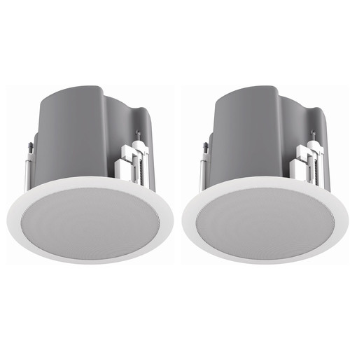AtlasIED FAP63T-W Strategy III Series 6.5" 70.7/100V-32W Ceiling Loudspeaker (Pair, White)