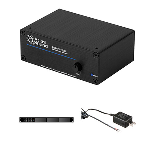AtlasIED TSD-GPN1200 Sound Masking Generator Kit with Power Supply and Rack Kit