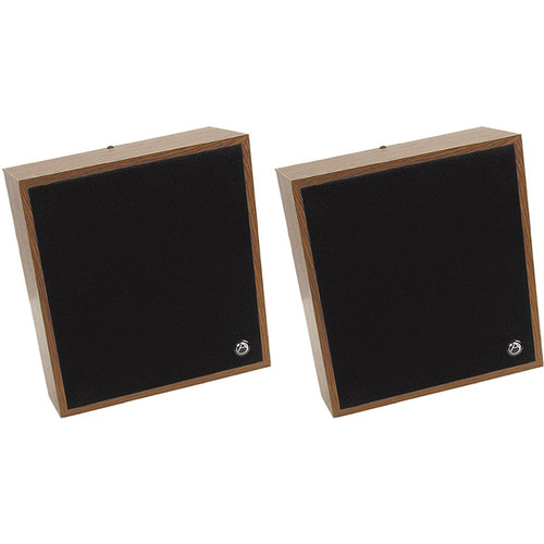 AtlasIED WD417-72 8" Slant Wall Mount Speaker/Baffle Package 25/70.7V Transformer (Pair)