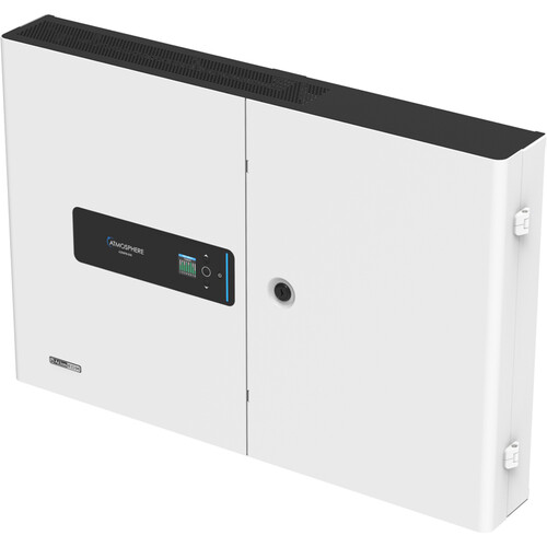 AtlasIED AZMP8-DW Atmosphere 8-Zone Signal Processor with 1200W Amplifier and Dante in Wall Mount Cabinet