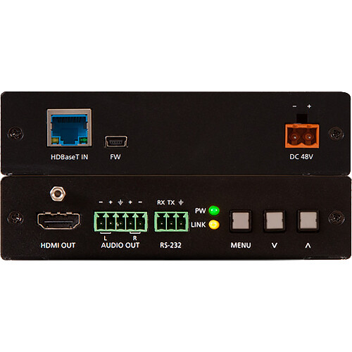 Atlona HDBaseT Scaler Receiver with HDMI & Analog Audio Outputs