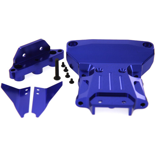 Atomik RC 4083 Alloy Rear Bulkhead (Blue)