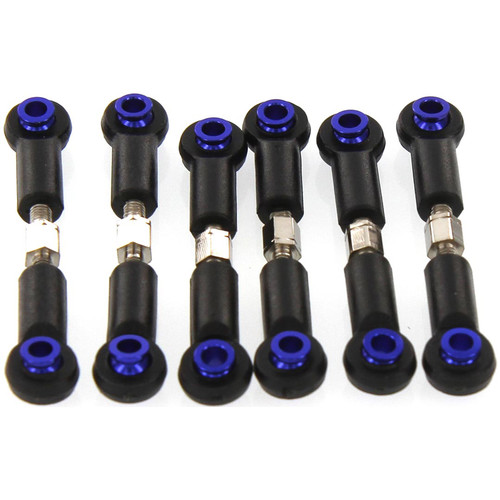 Atomik RC Alloy Toe Link Set (Blue)