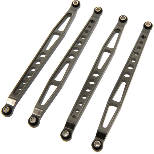 Atomik RC Aluminum Alloy Suspension Link Set Hop-Up for Axial Wraith (Gray)