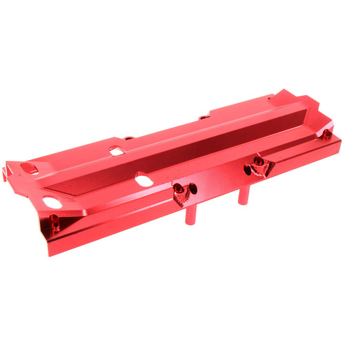 Atomik RC Traxxas X-Maxx Alloy Center Skid Plate (Red)