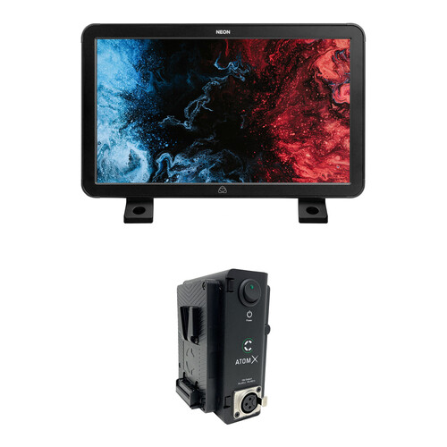 Atomos NEON 17" 4K HDR Monitor/Recorder & AtomX Core Power Box Kit (V-Mount)