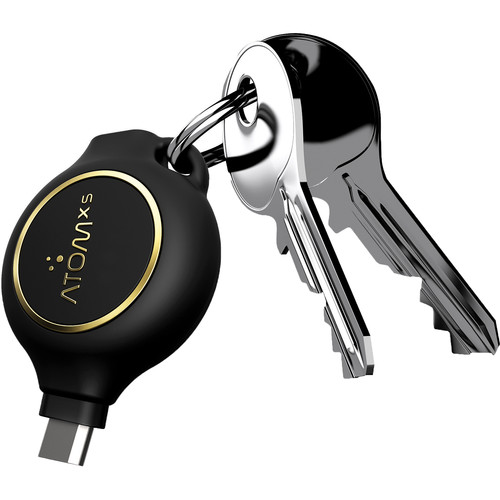 AtomXS 2-Hour Key Chain Emergency Charger (800mAh, Micro-USB)