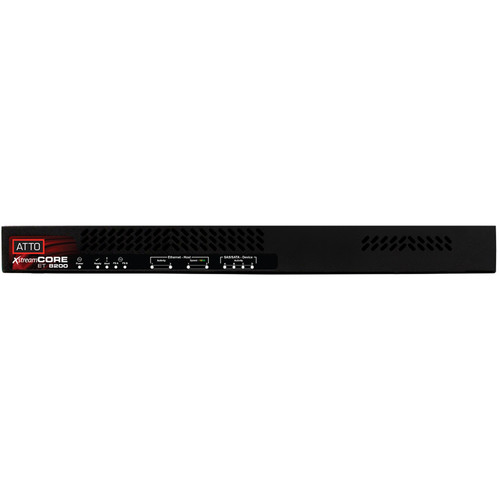 ATTO Technology XstreamVIEW ET 8200T Dual 40G QSFP+ to 4-Port 12G Mini-SAS Bridge