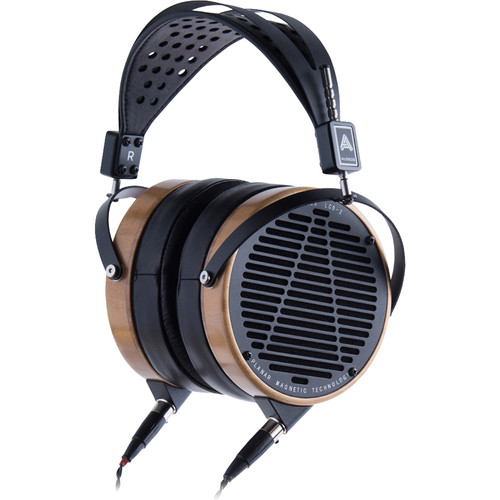 Audeze LCD-2 - High Performance Planar Magnetic Headphone With Ruggedized Travel Case (Bamboo, Leather-Free)