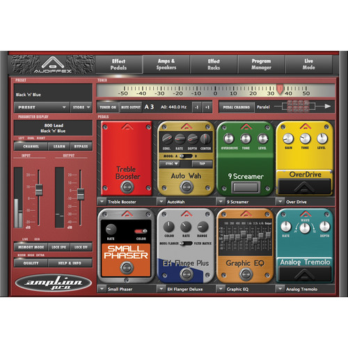 Audiffex ampLion Pro All-in-One Guitar Solution Software (Electronic Download)