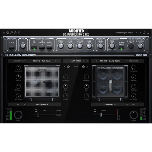 AUDIFIED GK Amplification 3 Pro Bass Amplifier Emulation Plug-In