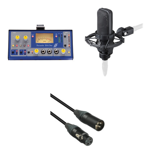 Audio-Technica AT4040 Condenser Microphone with Preamp & Cable Kit