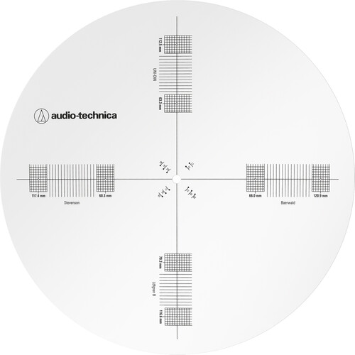 Audio-Technica AT-CAP4 Multi-Function Cartridge Alignment & Stroboscope Disc