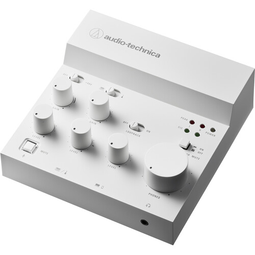 Audio-Technica AT-UMX3 Livestreaming USB Audio Mixer AT-UMX3WH