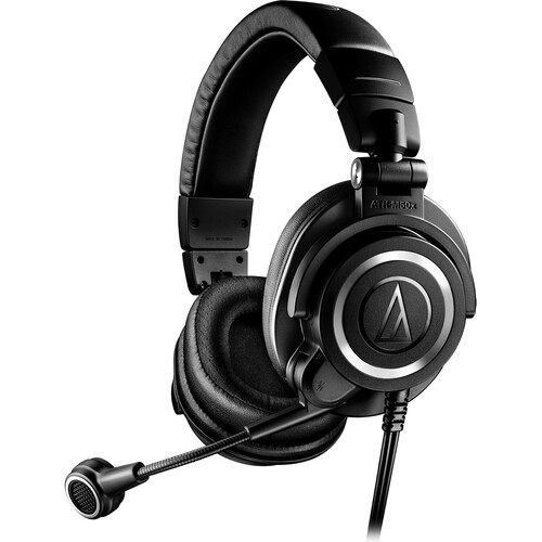 Audio-Technica ATH-M50xSTS-WL Wireless StreamSet Headset with USB Transceiver