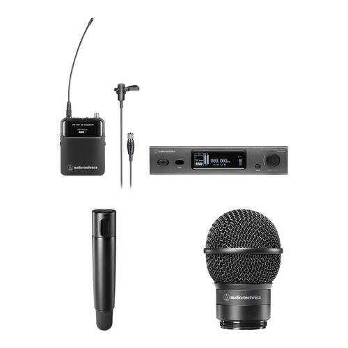 Audio-Technica ATW-3211N/831 3000 Series Network Wireless Combo Microphone System Kit (DE2: 470 to 530 MHz)