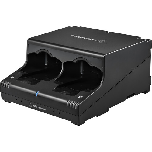 Audio-Technica ATW-CHG6/8620 Two-Bay Charging Station with Rack Tray for ATW-DT3201 & ATW-DT3202 Transmitters