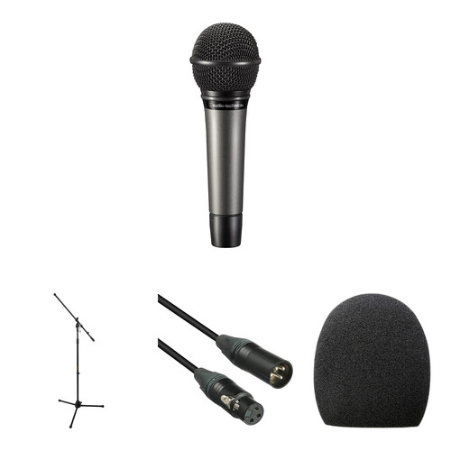 Audio-Technica ATM510 Value Kit with Microphone, Stand, Cable & Windscreen