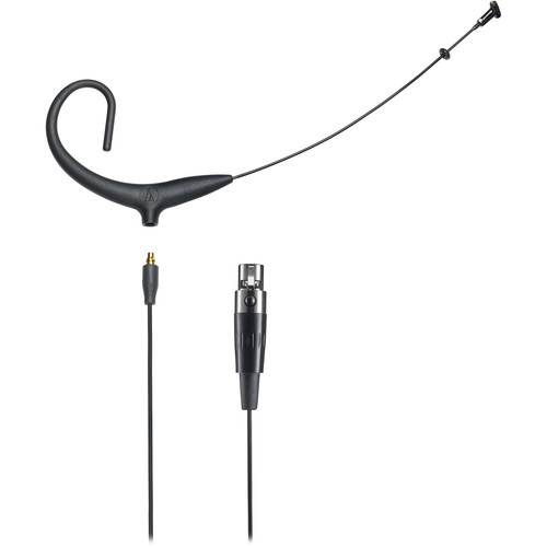 Audio-Technica BP894xCT4 MicroSet Cardioid Condenser Headworn Microphone and Detachable Cable (Black, TA4F)
