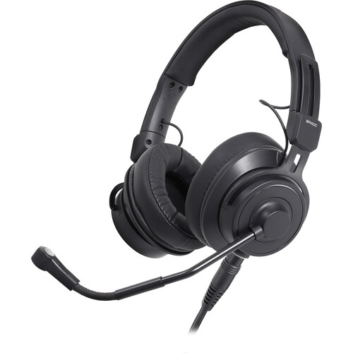 Audio-Technica BPHS2Ca On-Ear, Closed-Back Stereo Broadcast Headset with Boom Microphone (XLR 3-Pin and 1/4" TRS Termination)