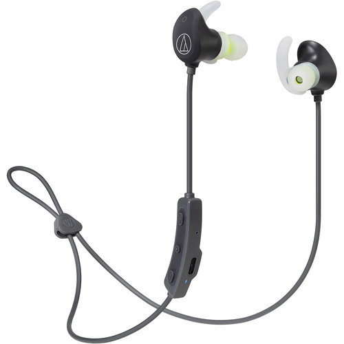 Audio-Technica Consumer ATH-SPORT60BT SonicSport Wireless In-Ear Sport Headphones
