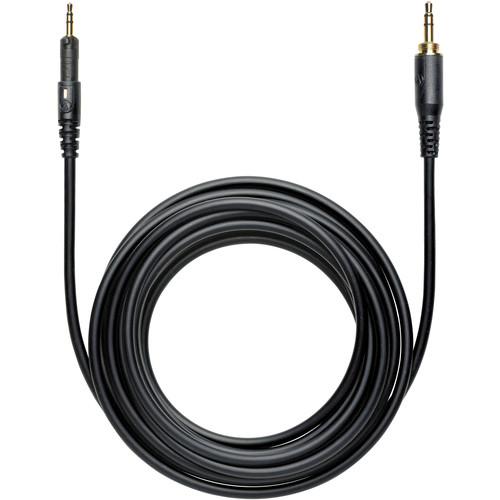 Audio-Technica HP-LC Cable for ATH-M40x and ATH-M50x Headphones (Black, Straight)