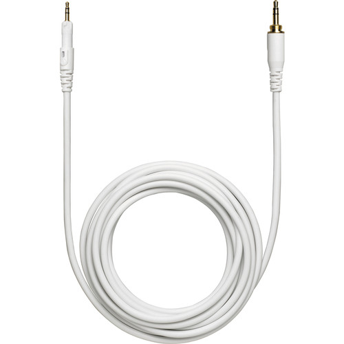 Audio-Technica HP-LC Cable for ATH-M50xWH Headphones (White, Straight)