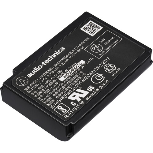 Audio-Technica LI-220 Rechargeable Lithium-Ion Battery for D50 Bodypack Transmitter