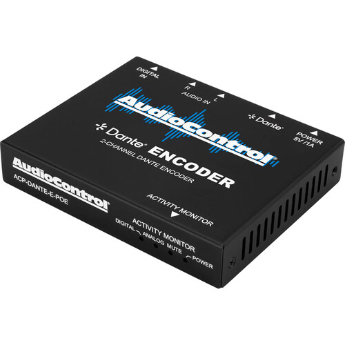 AudioControl ACP-DANTE-E-POE 2-Channel Analog Audio Input Dante Encoder