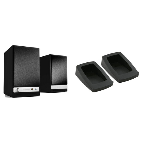 Audioengine HD3 Bluetooth Speaker System with DS1 Desktop Stands Kit (Satin Black, Pair)