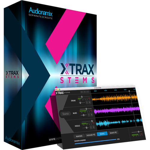 AUDIONAMIX XTRAX STEMS - Stem Creator Software (Download, Mac)