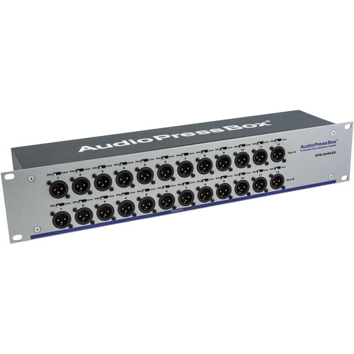 AudioPressBox APB-024 R-EX Passive Press Box Extender with 24 Mic/Line XLR Outputs