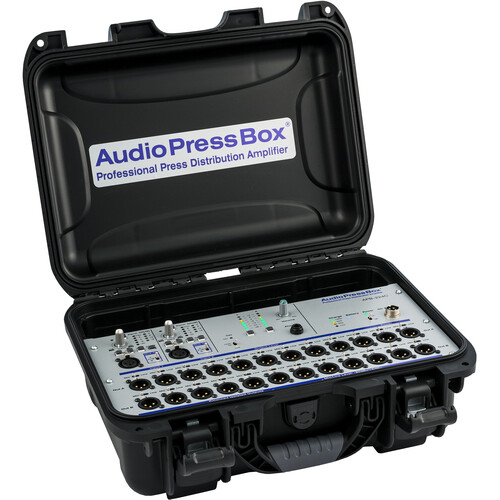 AudioPressBox APB-224 C Active Distribution Amplifier in Waterproof Case
