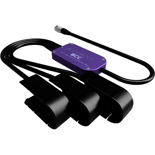 AUDIOROOT BCC Power Combining Cable with Three Battery Cups and HRS4 Connector (With Telemetry)