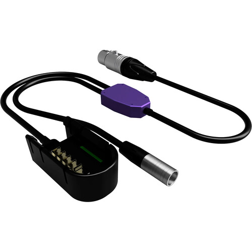 AUDIOROOT DYAD Power Combining Cable with Battery Cup, TA4M, and XLR-4F Connector (Without Telemetry)