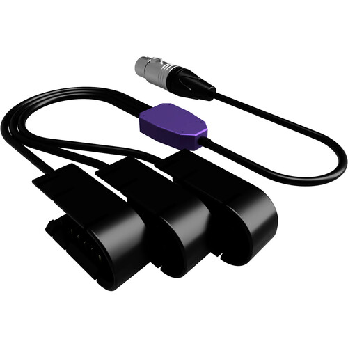 AUDIOROOT TRIAD Power Combining Cable with Three Battery Cups and XLR-4F Connector (Without Telemetry)