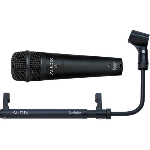 Audix CABF5 CabGrabber Guitar Amp Mic Clamp & f5 Dynamic CABF5