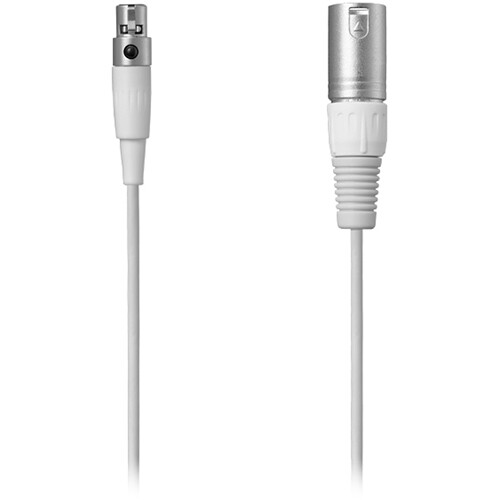 Audix 50' Shielded Microphone Mini XLR-F to XLR-M Cable (White)