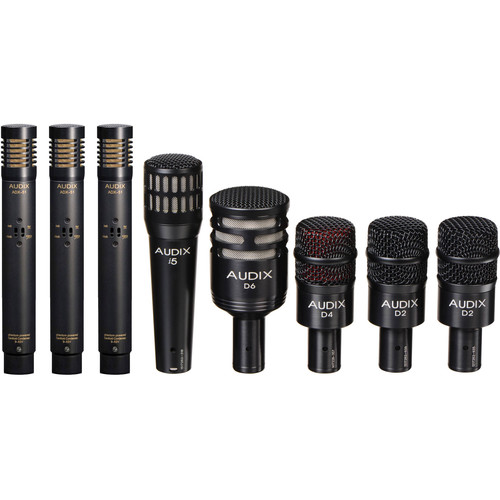Audix DP7 Plus Complete Drum Microphone Package (8 Microphones)