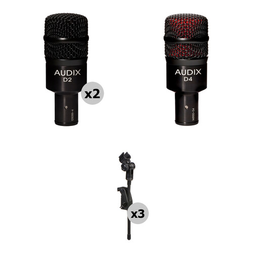 Audix Kick and Toms Miking Kit