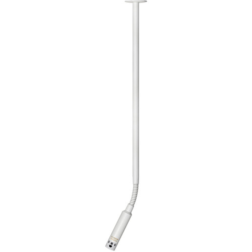 Audix M40W12S Miniature High-Output Supercardioid Ceiling Microphone with 12" Gooseneck (White)
