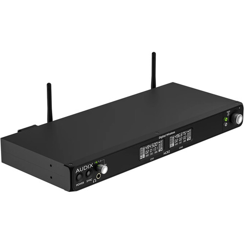 Audix Novacore NCR2 Dual-Channel Digital Wireless Receiver with Dante (494 to 542 MHz)