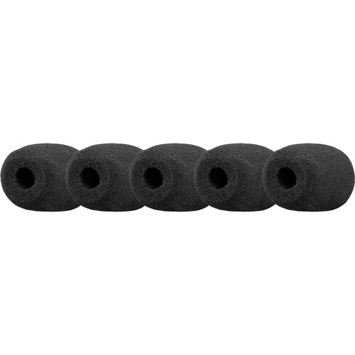 Audix Ball-Shaped Windscreen for HT2 Mic (5-Pack) (Black)