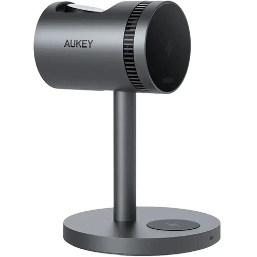 AUKEY LC-MC311A MagFusion Qi2 3-in-1 Wireless Charging Station with Active Cooling