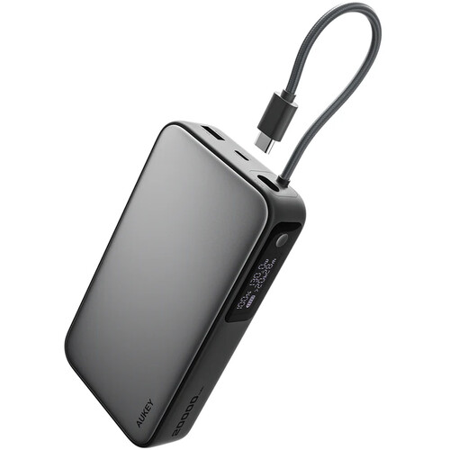 AUKEY PBY48 Spark Sling Power Bank with Built-In USB-C PB-Y48 GY