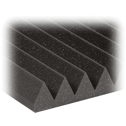 Auralex 2" Studiofoam Wedges Acoustic Absorption Panels (Charcoal, 6 Pieces)